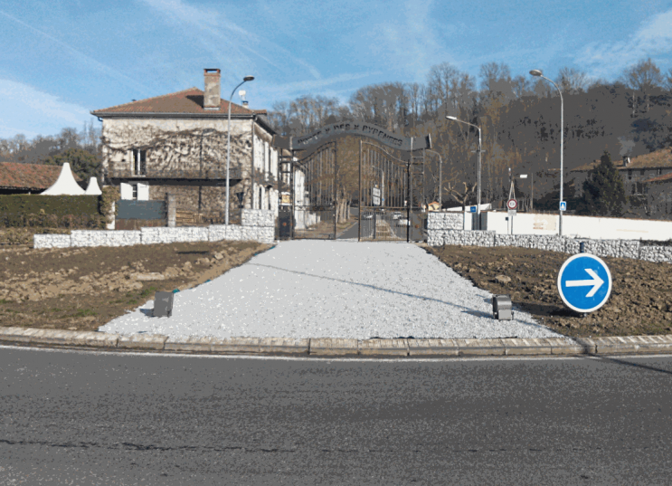Aménagement d'un rond point